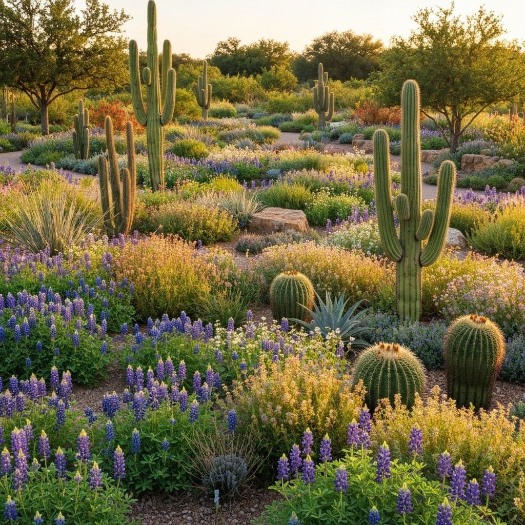 Lake Highlands Native Garden - Elite Landscaping DFW project in Lake Highlands, TX