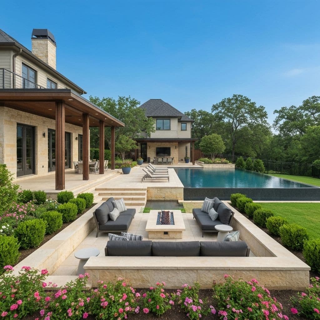 Highland Park Estate Transformation - Elite Landscaping DFW project in Highland Park, TX