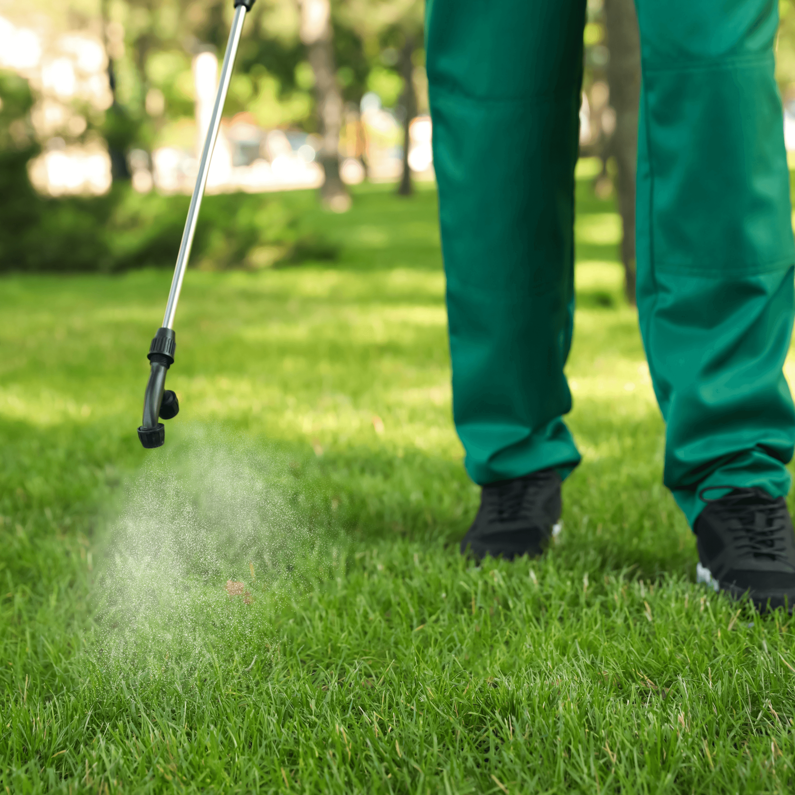 Professional turf health treatment and fertilization services by Elite Landscaping DFW